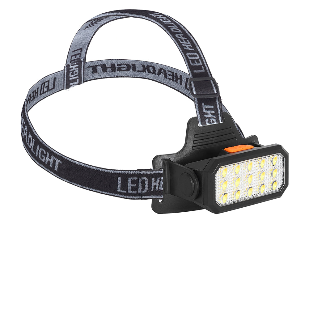 WT-652 15 Ledli Sarı / Beyaz Led Şarjlı Kafa Feneri