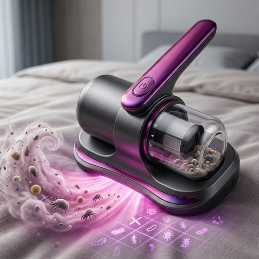 Kablosuz Yatak Akar Süpürgesi | 12 v | Uv Sterilizasyonlu Mite Remover | 8000 PA Emiş Gücü