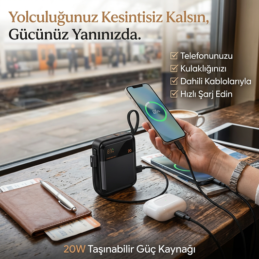 FP41 Prime 10000 mAh 20W Hızlı Şarj Powerbank