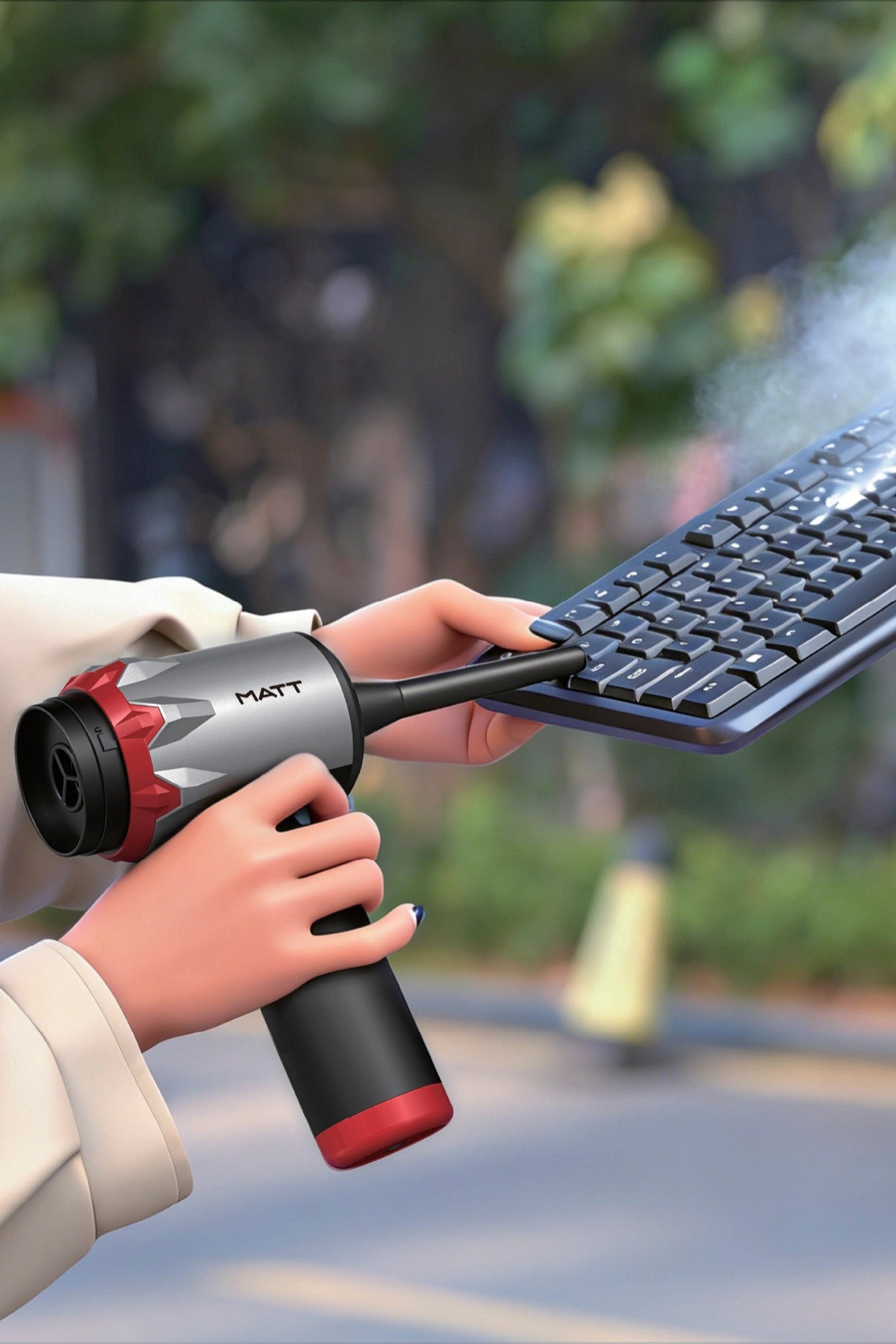 22.000 PASCAL 9000MAH Güçlü Bataryalı Araç Süpürgesi 22.000PA Kablosuz Şarjlı El Tipi 220W Vakum & Üfleme